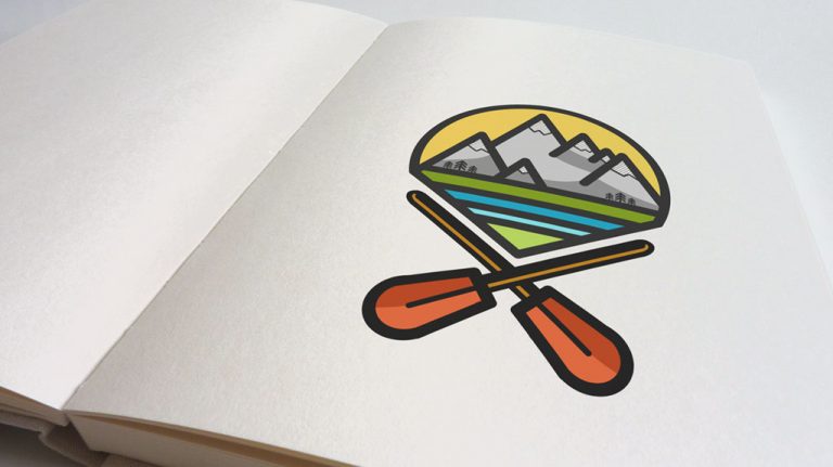 Djangonaut - Graphic Design - Branding - Logodesign - Wanderlust - Sketchbook - Colored
