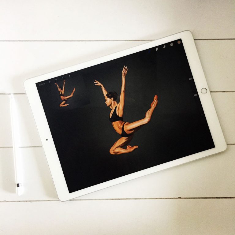 Djangonaut- Illustration - Handlettering - Misty Copeland - Making Of - Apple Pen - iPadPro - Procreate