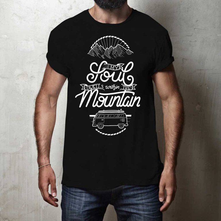 Djangonaut - Handlettering - Illustration - Soul Mountain Bully - T-Shirt - Black
